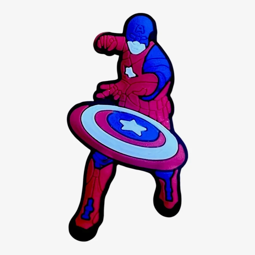 Jibbit Superhero Set‎ Of 4 Charms Shoes Cartoons